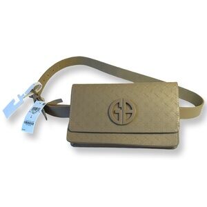 GIANI BERNINI Buckle Logo Belt Bag